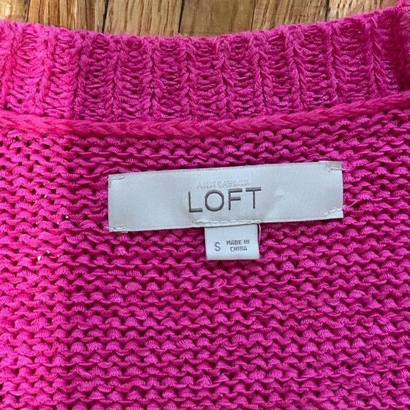 Loft Pink Cardigan - Picture 3 of 3
